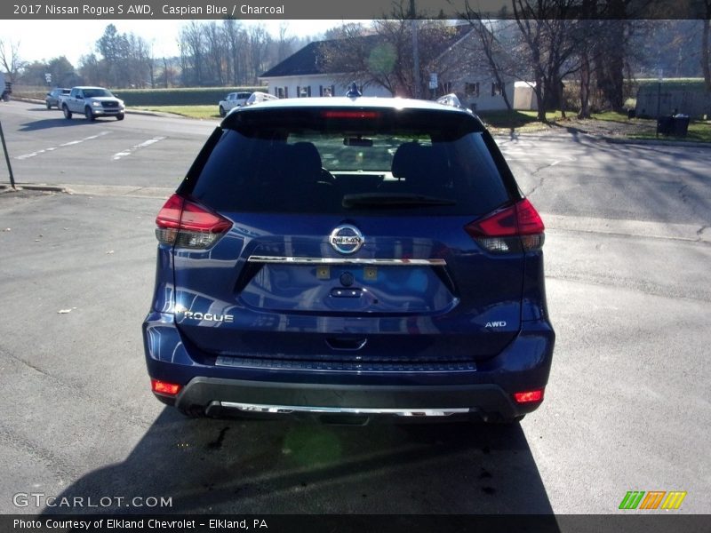 Caspian Blue / Charcoal 2017 Nissan Rogue S AWD