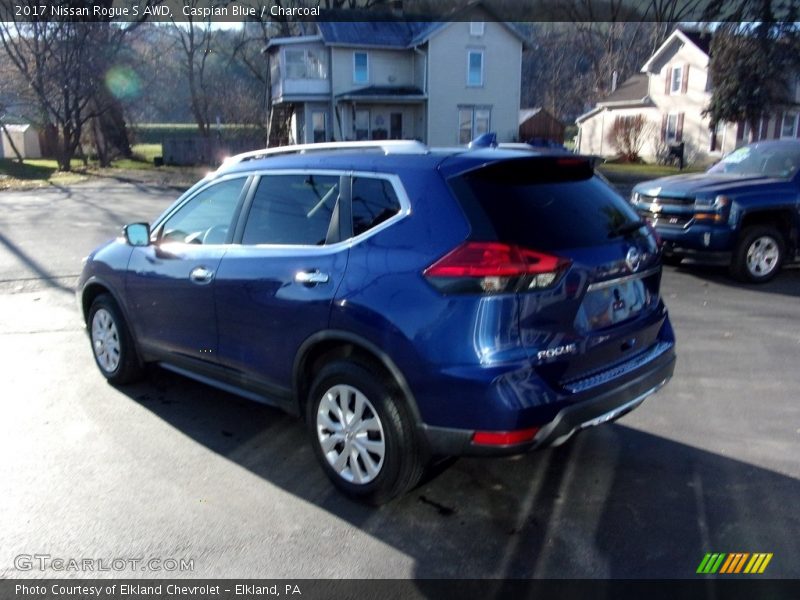Caspian Blue / Charcoal 2017 Nissan Rogue S AWD