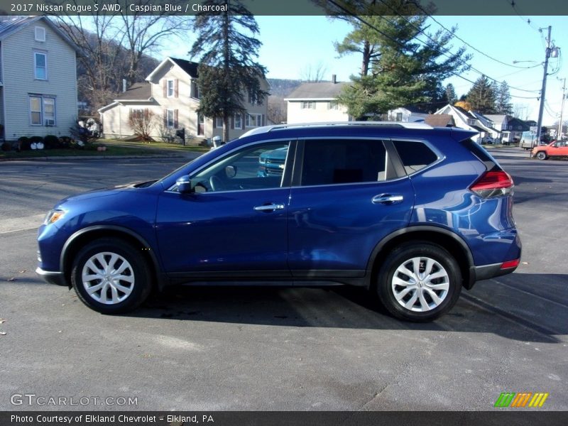 Caspian Blue / Charcoal 2017 Nissan Rogue S AWD