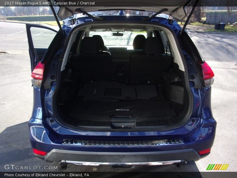 Caspian Blue / Charcoal 2017 Nissan Rogue S AWD
