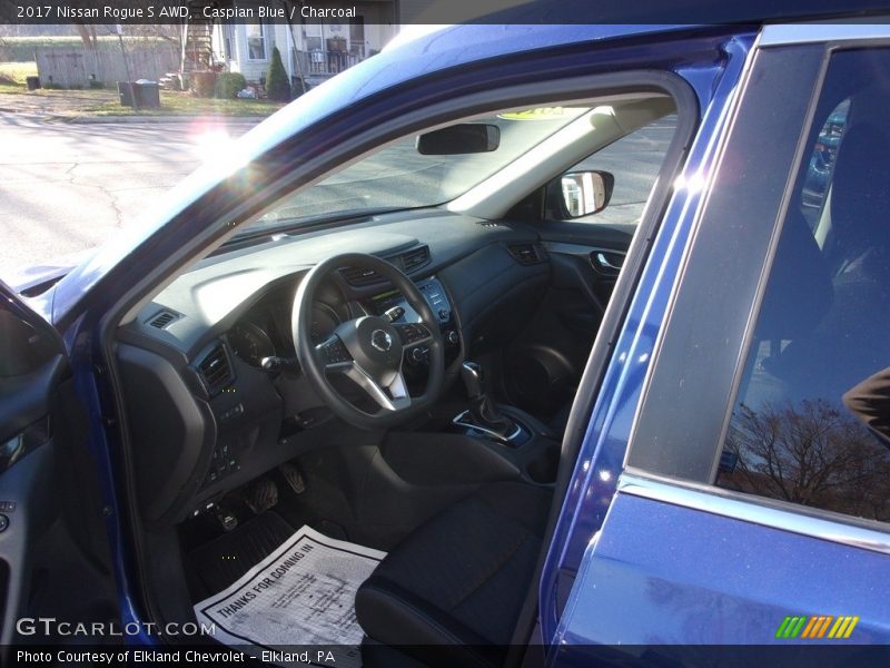 Caspian Blue / Charcoal 2017 Nissan Rogue S AWD