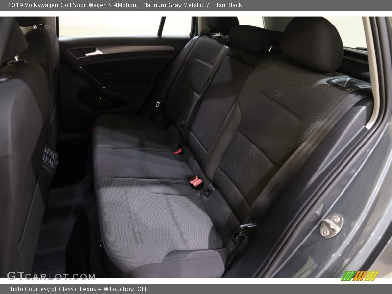 Platinum Gray Metallic / Titan Black 2019 Volkswagen Golf SportWagen S 4Motion