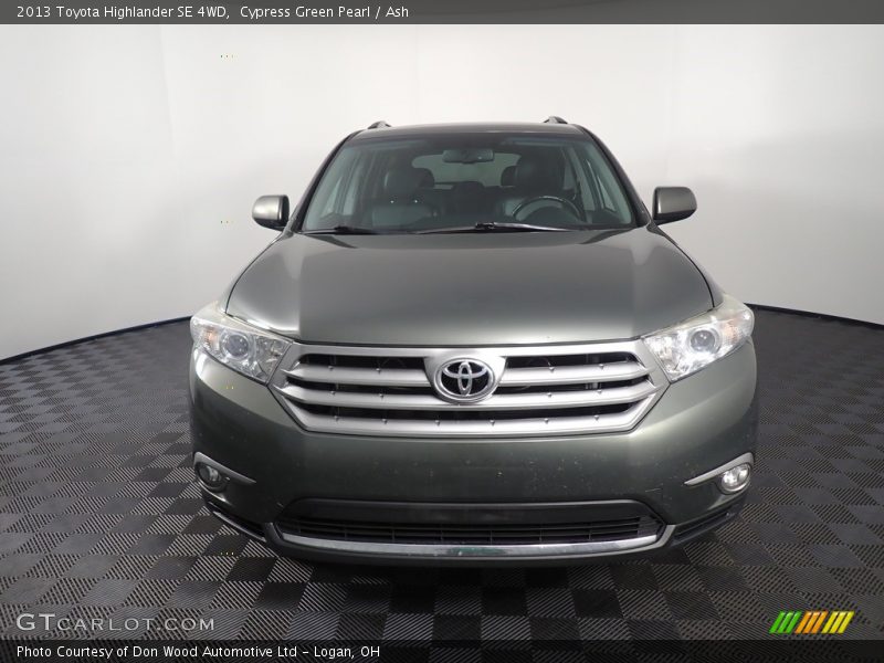 Cypress Green Pearl / Ash 2013 Toyota Highlander SE 4WD