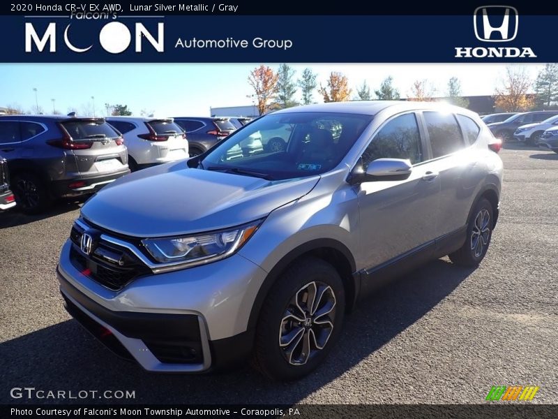 Lunar Silver Metallic / Gray 2020 Honda CR-V EX AWD