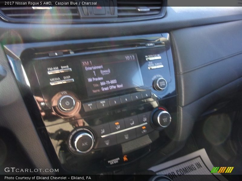 Caspian Blue / Charcoal 2017 Nissan Rogue S AWD