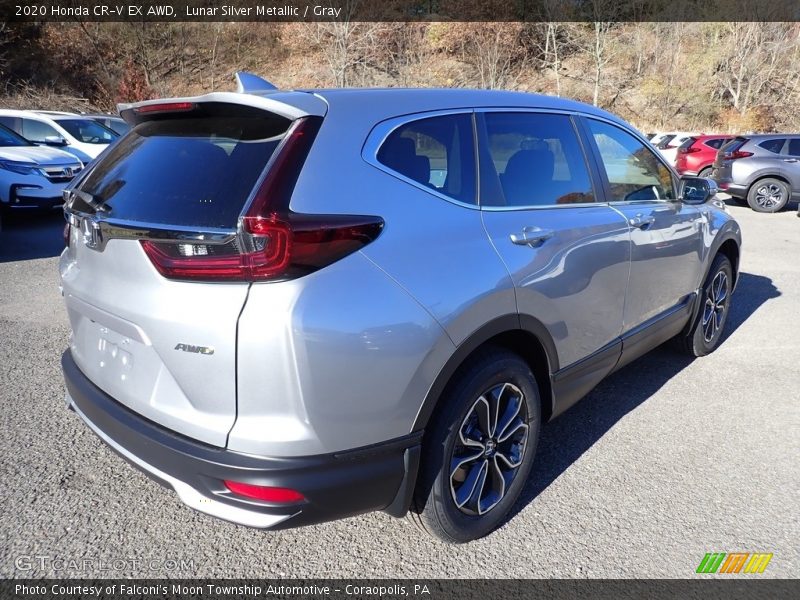 Lunar Silver Metallic / Gray 2020 Honda CR-V EX AWD