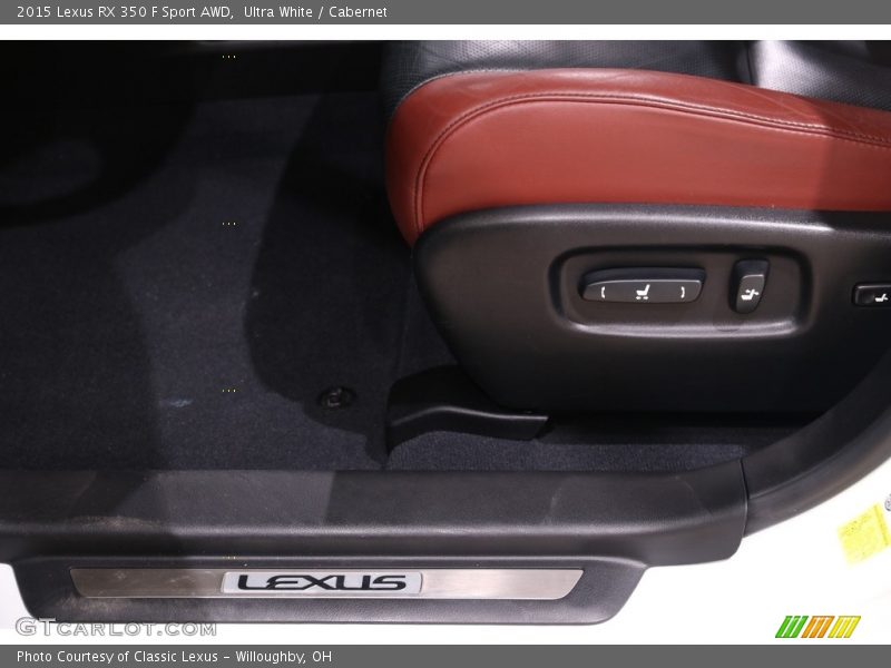 Ultra White / Cabernet 2015 Lexus RX 350 F Sport AWD