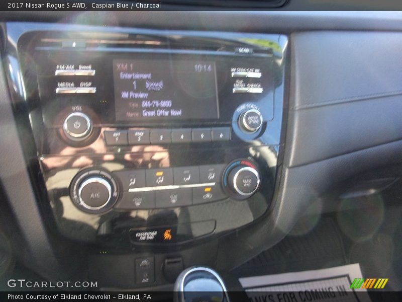 Caspian Blue / Charcoal 2017 Nissan Rogue S AWD
