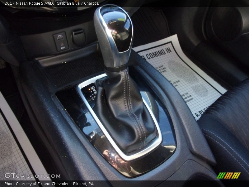 Caspian Blue / Charcoal 2017 Nissan Rogue S AWD