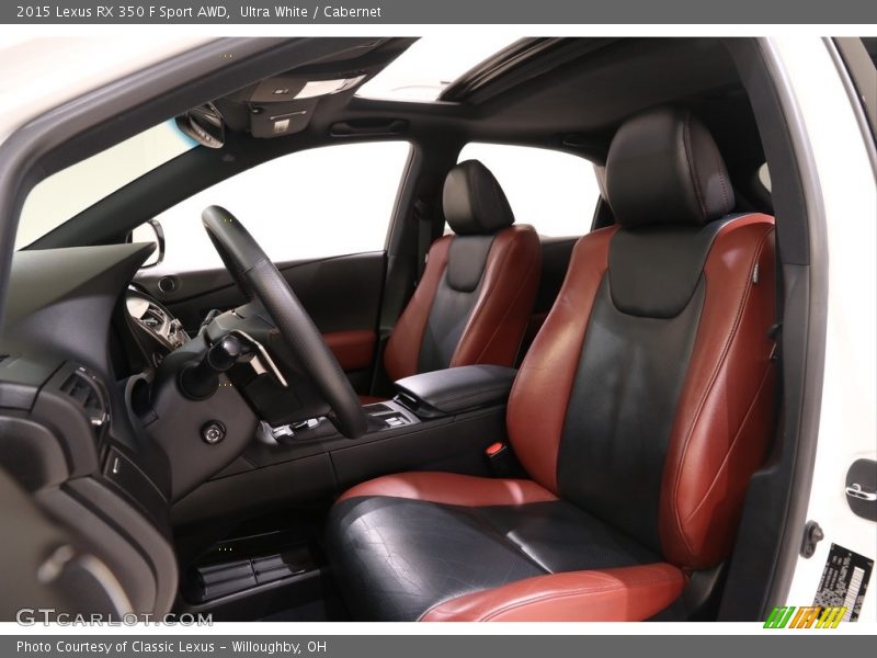 Ultra White / Cabernet 2015 Lexus RX 350 F Sport AWD