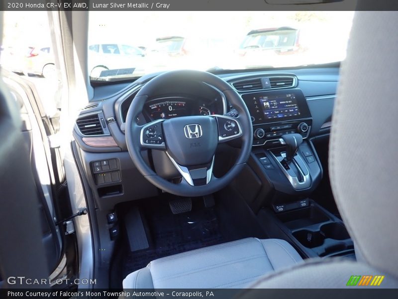 Lunar Silver Metallic / Gray 2020 Honda CR-V EX AWD