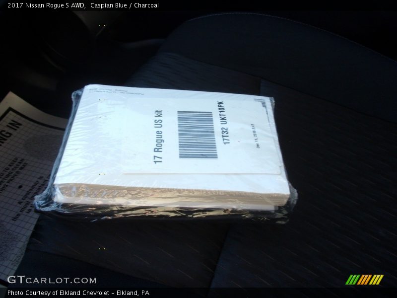 Caspian Blue / Charcoal 2017 Nissan Rogue S AWD