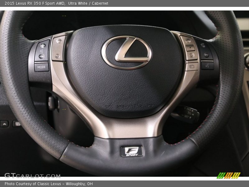 Ultra White / Cabernet 2015 Lexus RX 350 F Sport AWD