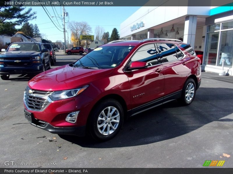 Cajun Red Tintcoat / Jet Black 2018 Chevrolet Equinox LT AWD