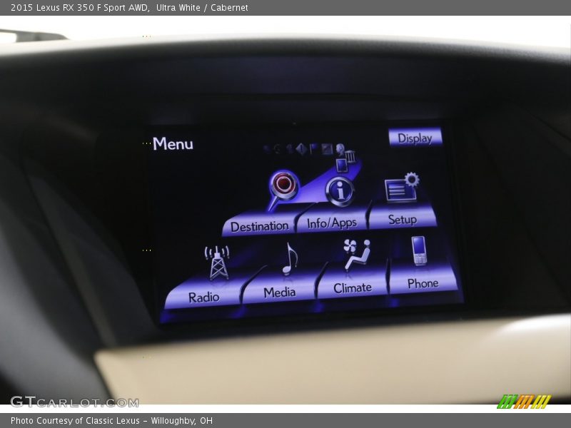 Ultra White / Cabernet 2015 Lexus RX 350 F Sport AWD