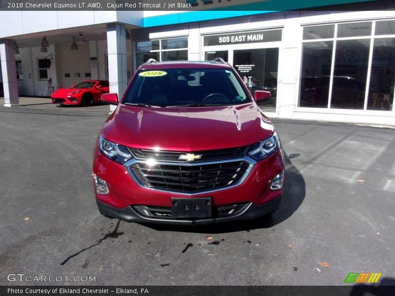 Cajun Red Tintcoat / Jet Black 2018 Chevrolet Equinox LT AWD