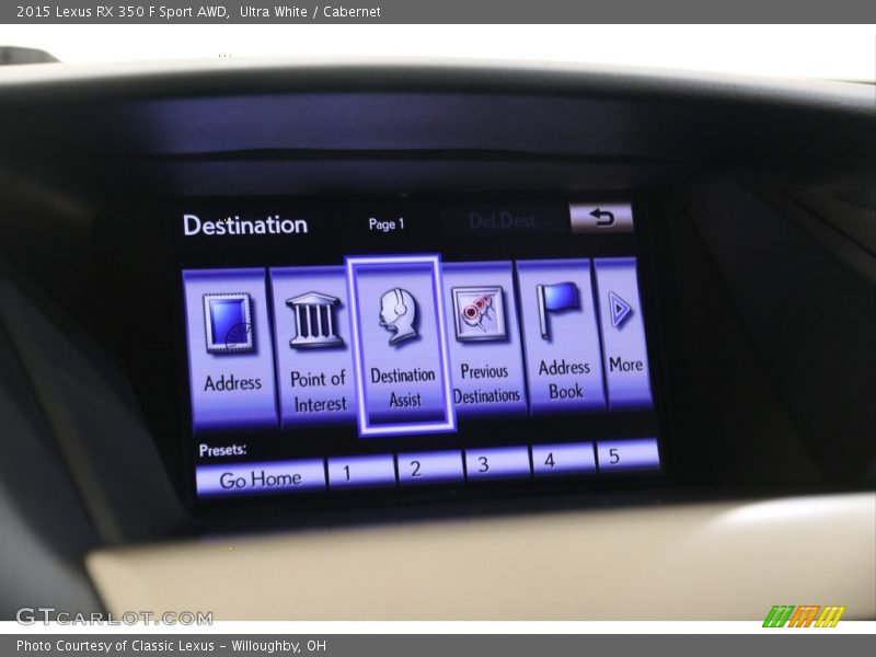 Ultra White / Cabernet 2015 Lexus RX 350 F Sport AWD