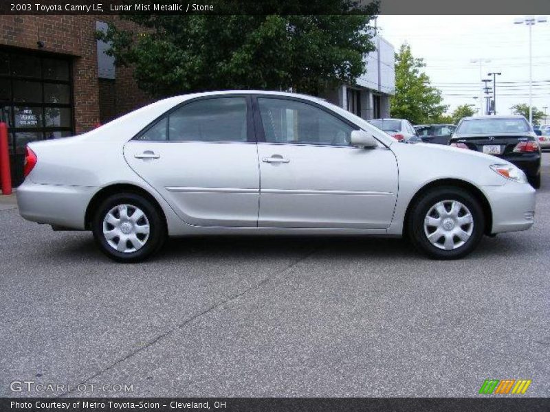Lunar Mist Metallic / Stone 2003 Toyota Camry LE