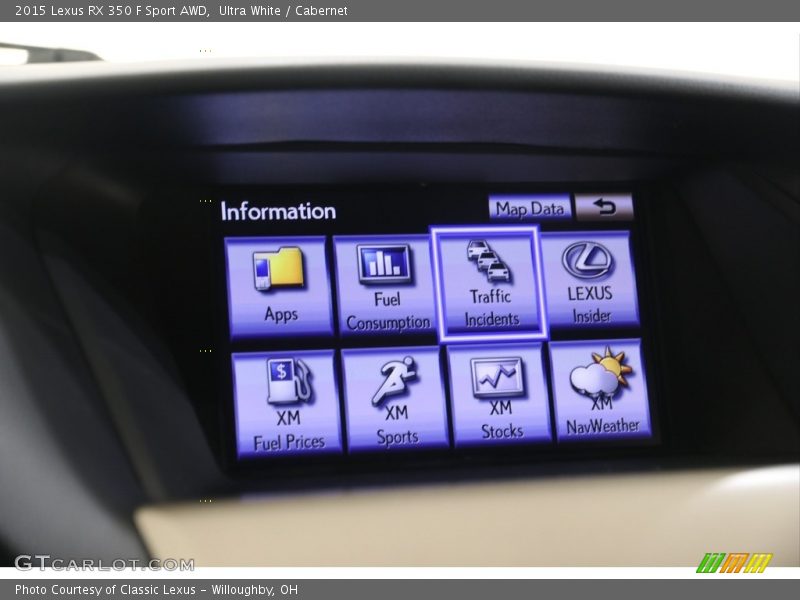 Ultra White / Cabernet 2015 Lexus RX 350 F Sport AWD