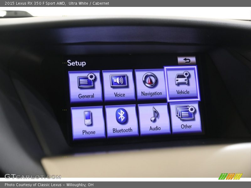 Ultra White / Cabernet 2015 Lexus RX 350 F Sport AWD