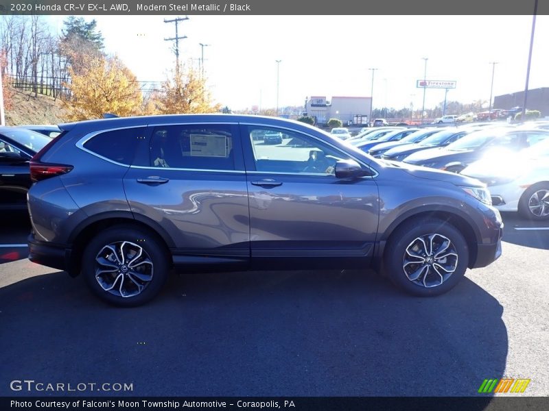 Modern Steel Metallic / Black 2020 Honda CR-V EX-L AWD