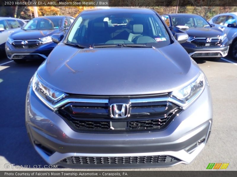 Modern Steel Metallic / Black 2020 Honda CR-V EX-L AWD