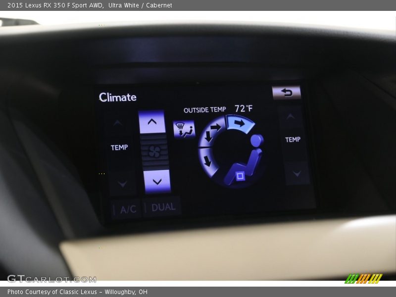 Ultra White / Cabernet 2015 Lexus RX 350 F Sport AWD