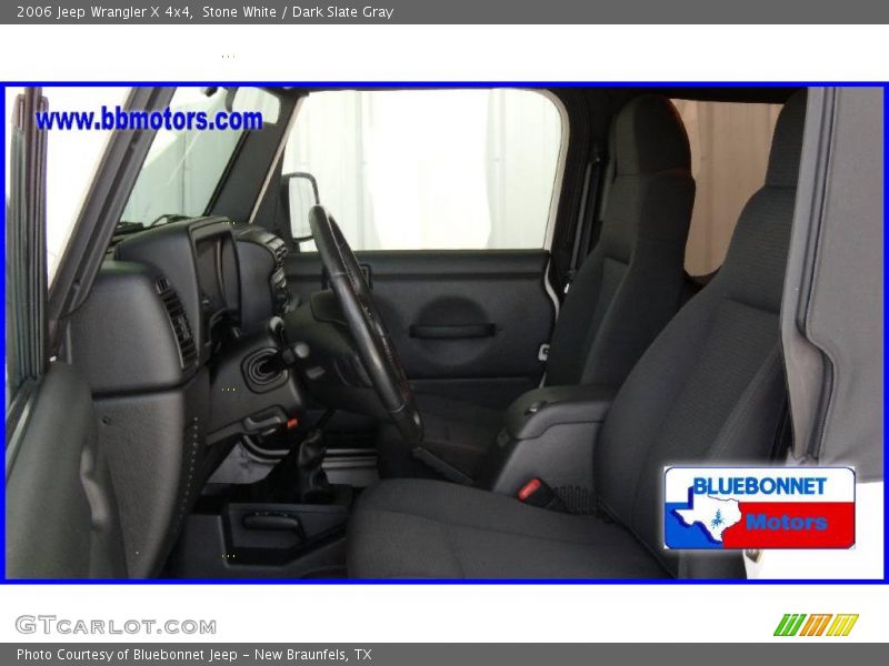 Stone White / Dark Slate Gray 2006 Jeep Wrangler X 4x4