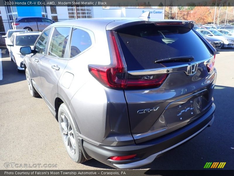 Modern Steel Metallic / Black 2020 Honda CR-V EX-L AWD