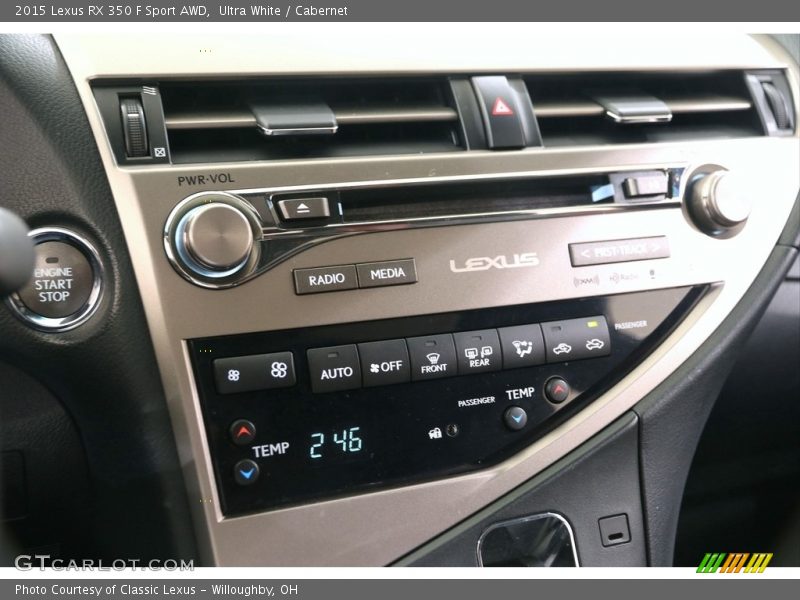 Ultra White / Cabernet 2015 Lexus RX 350 F Sport AWD