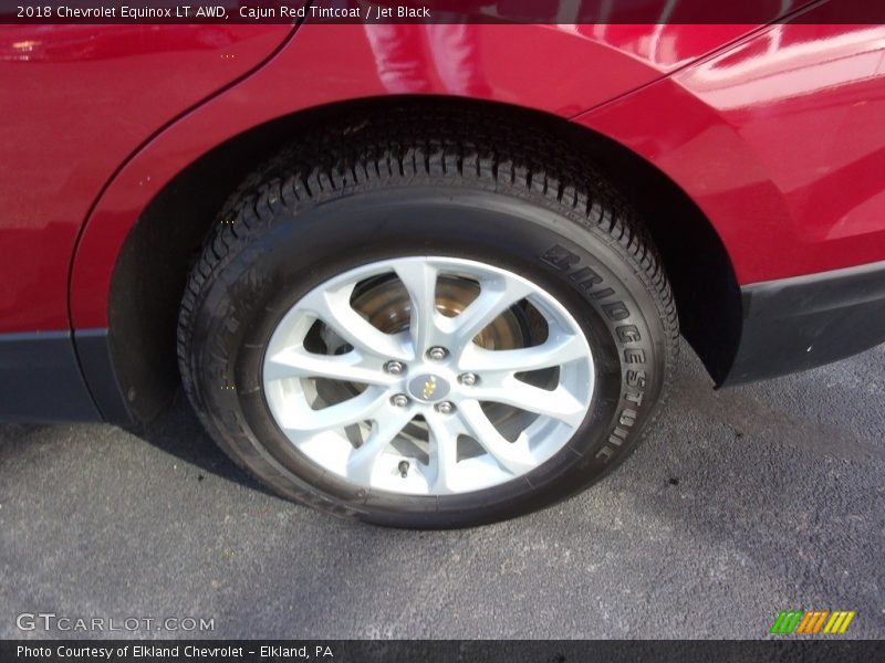 Cajun Red Tintcoat / Jet Black 2018 Chevrolet Equinox LT AWD