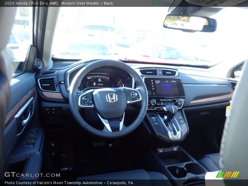 Modern Steel Metallic / Black 2020 Honda CR-V EX-L AWD