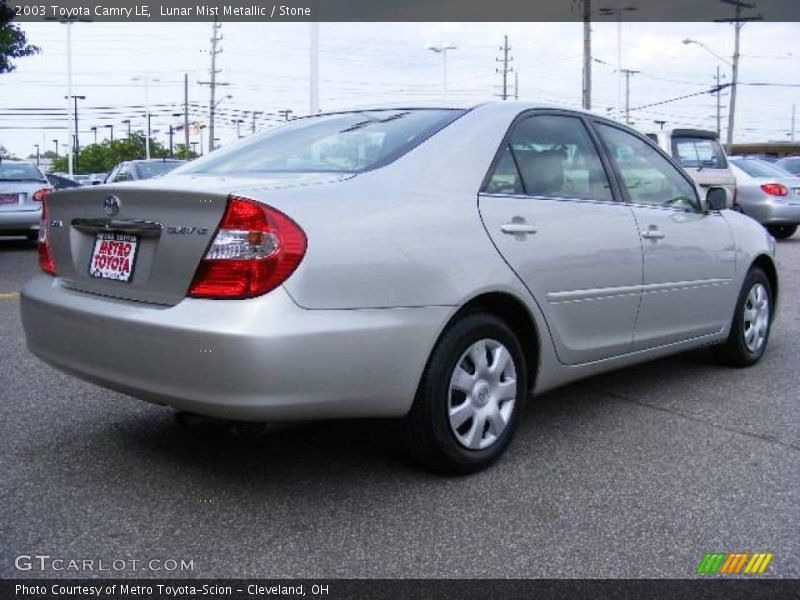 Lunar Mist Metallic / Stone 2003 Toyota Camry LE