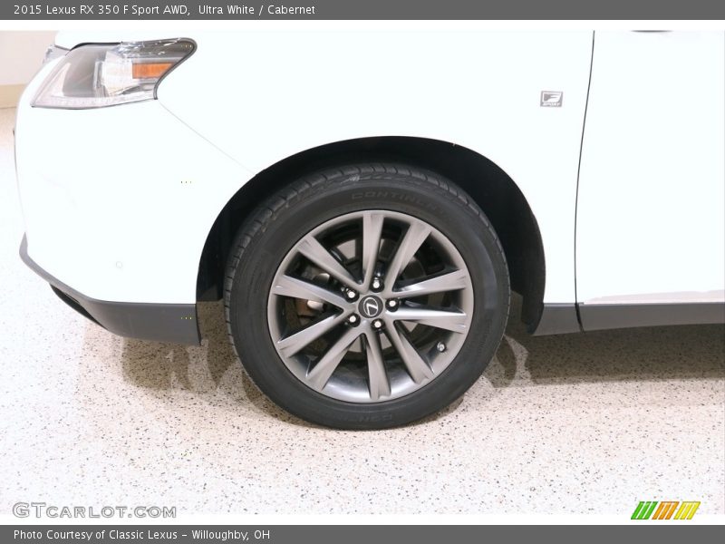Ultra White / Cabernet 2015 Lexus RX 350 F Sport AWD