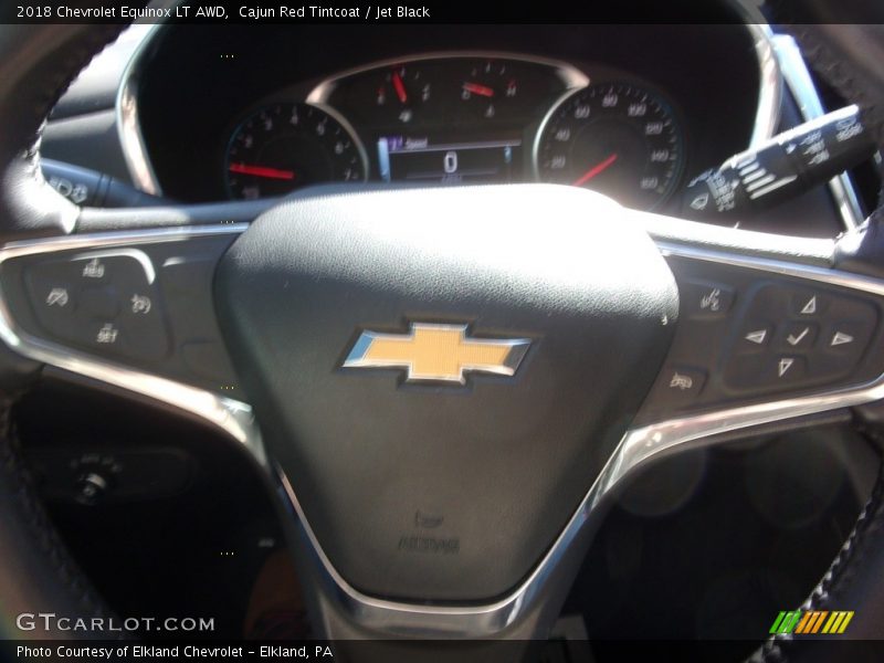 Cajun Red Tintcoat / Jet Black 2018 Chevrolet Equinox LT AWD