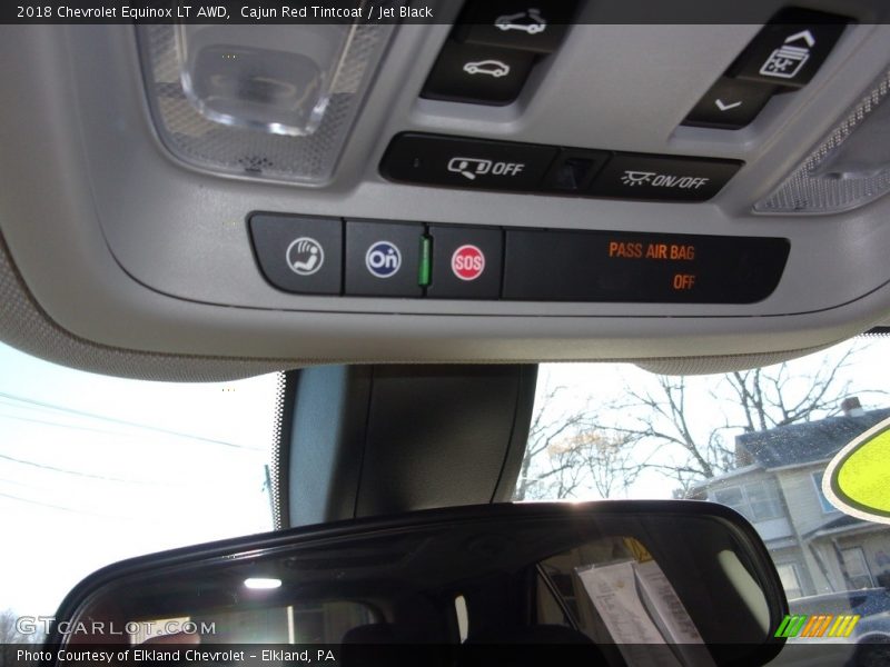 Cajun Red Tintcoat / Jet Black 2018 Chevrolet Equinox LT AWD