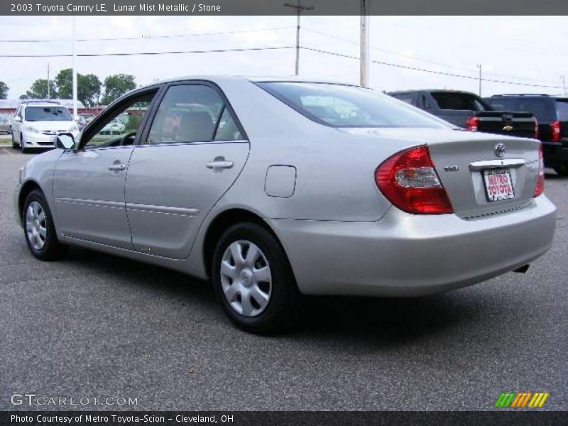 Lunar Mist Metallic / Stone 2003 Toyota Camry LE