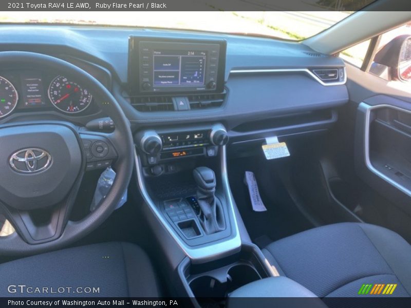 Ruby Flare Pearl / Black 2021 Toyota RAV4 LE AWD