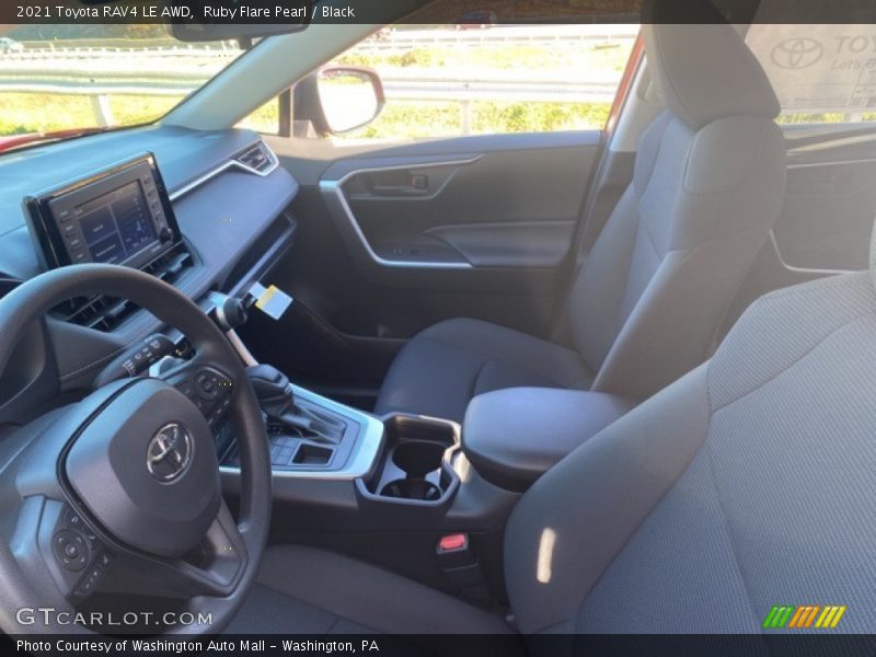 Ruby Flare Pearl / Black 2021 Toyota RAV4 LE AWD