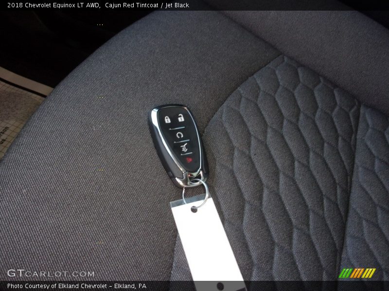 Cajun Red Tintcoat / Jet Black 2018 Chevrolet Equinox LT AWD
