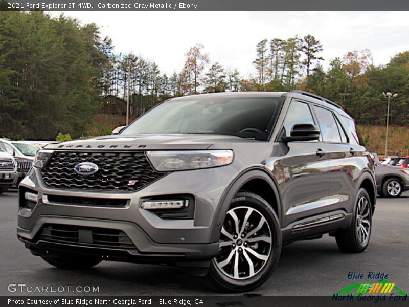 Carbonized Gray Metallic / Ebony 2021 Ford Explorer ST 4WD