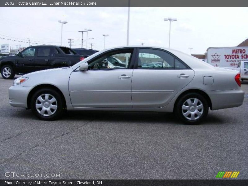 Lunar Mist Metallic / Stone 2003 Toyota Camry LE
