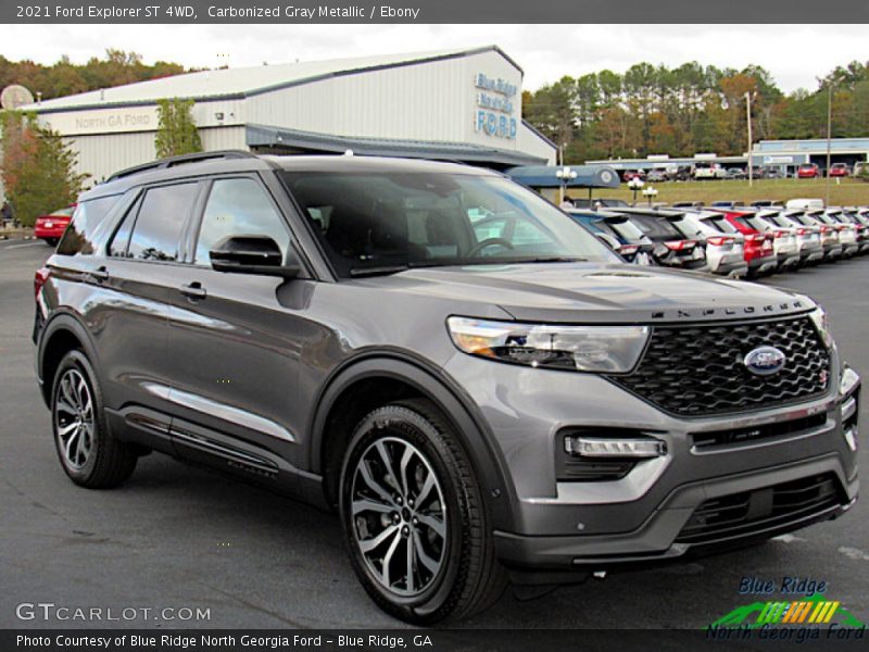 Carbonized Gray Metallic / Ebony 2021 Ford Explorer ST 4WD