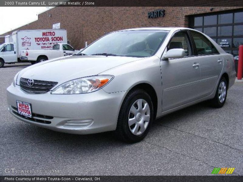 Lunar Mist Metallic / Stone 2003 Toyota Camry LE
