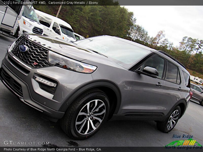 Carbonized Gray Metallic / Ebony 2021 Ford Explorer ST 4WD
