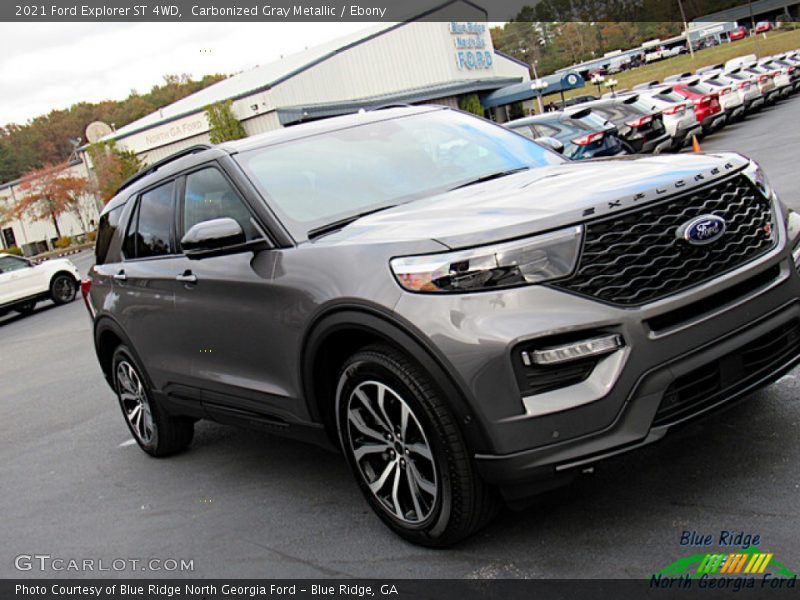 Carbonized Gray Metallic / Ebony 2021 Ford Explorer ST 4WD