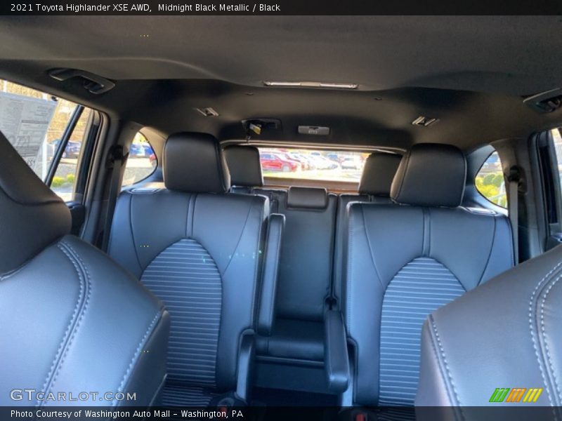 Rear Seat of 2021 Highlander XSE AWD