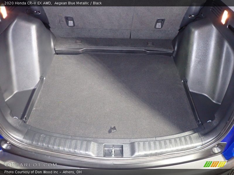 Aegean Blue Metallic / Black 2020 Honda CR-V EX AWD