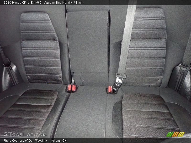 Aegean Blue Metallic / Black 2020 Honda CR-V EX AWD
