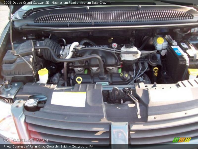 Magnesium Pearl / Medium Slate Gray 2006 Dodge Grand Caravan SE
